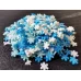 Посыпка Снежинки голубые для слайма в упаковке 10 гр с фото