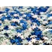 Посыпка Снежинки голубые для слайма в упаковке 20 гр с фото
