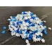 Посыпка Снежинки голубые для слайма в упаковке 20 гр с фото