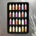 Набор Посыпок из 24 цветов для слайма ПВХ в палетке 68 гр с фото