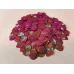Посыпка ракушки бордовые Макси для слайма ПВХ в упаковке 10 гр с фото