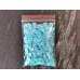 Посыпка ракушки бирюзовые Миди для слайма ПВХ в упаковке 10 гр с фото и видео