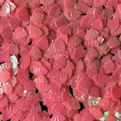 Посыпка ракушки розовые Миди для слайма ПВХ в упаковке 10 гр с фото и видео