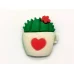 Шармик кактус в горшочке с сердечком для слаймов с фото и видео