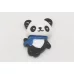 Шармик мишка панда с синим шарфом для слаймов с фото и видео
