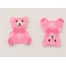 Шармик мишка Happy Bear розовый для слаймов ✔
