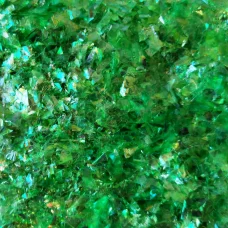 Слюда Зеленая для слайма битое стекло в упаковке 10 гр