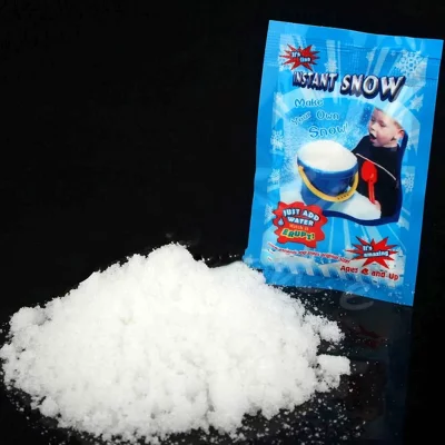 Снег для слаймов “Instant snow” фасованный 30 гр с фото