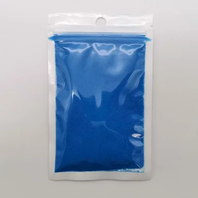 Снег искусственный синий в упаковке 30 гр ✔